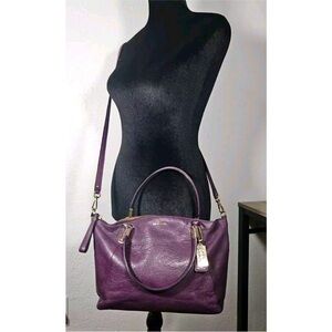 Coach Madison Kelsey Pebbled Leather Crossbody Bag H1380-28095